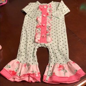 Ricrac & Ruffles romper